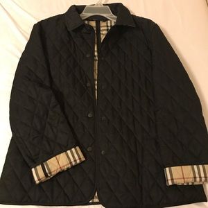 Authentic black Burberry Jacket